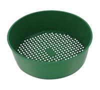 Vaguelly Plastic Mesh Sieve Garden Mesh Sieve Lightweight round Weather-resistant Soil Sifter Suitable for Professionals and Home Gardening Tool for Sifting Rocks and Soil
