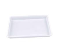 Vaguelly Plastic Pigment Multi-Functional Trays for Students and Artists - Lightweight Efficient White Tray for DIY Projects and Travel Use