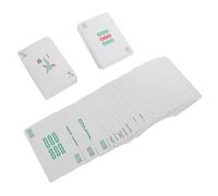Vaguelly Plastic Poker Playing Cards Mini Outdoor Mahjong Tiles for Travel Home Bar Office Entertainment with Hand Feel