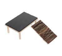 Vaguelly Platform Climbing Wooden with Ramp Basking for Bearded Dragons