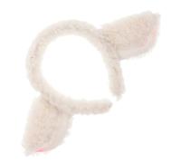 Vaguelly Plush Sheep Ear Headband Cute Lamb Ear Hair Hoop Animal Cartoon Decorative Performance Headband for Girls Boys and Girls