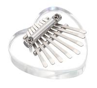 Vaguelly Portable 8-tone Acrylic Thumb Piano Kalimba for Beginners with Accurate Tone, Mini Finger Piano Suitable for Performance and Outdoor Use