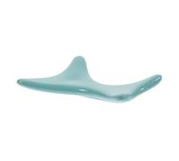 Vaguelly Portable Blue Massage Board for Body Scraping and Lymphatic Massage Guasha Tool for Face Neck Hand and Foot Care Home Use and Gifting