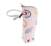 Vaguelly Portable Bottle Cooler Bag Large Thermal Insulated Breastmilk Pouch for Outdoor Activities Stylish Print Milk Bottle Sleeve for Travel and Picnics