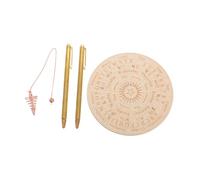 Vaguelly Portable Copper Dowsing Rods with Pendulum and Elegant Divination Mat and Copper Construction for Accurate Spiritual Divination Ghost Hunting Water Treasure Finding and Yes No