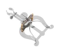 Vaguelly Portable French Horn Music Clip Durable Metal Lyre Holder for Marching Band Lightweight and Compact Design Secure Clamping Mechanism for Wind Instruments