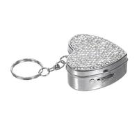 Vaguelly Portable Heart-Shaped Pill Box Made of Metal with Multiple Compartments Lightweight and Moisture Protection for Home and Sports Use Compact Medicine Storage Organizer