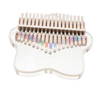 Vaguelly Portable Keys Thumb Piano Kalimba for Beginners with Tuning Hammer Lightweight Musical Instrument for Easy Playing and Elegant Sound Production