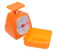 Vaguelly Portable Kitchen Scale with Dial 1kg Plastic for Student Experiments and Food Portion Control Random Color