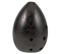 Vaguelly Portable Pear Shaped Xun Music Instrument Vintage Pottery Wind Instrument for Beginners and Music Lovers Lightweight and Durable for Learning and Playing