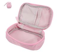 Vaguelly Portable Travel Pill Bag with Waterproof Oxford Cloth and Multilayered Compartments, Lightweight Small Medicine Pouch for Business Trips and Outdoor Use