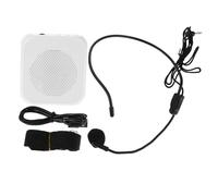 Vaguelly Portable Voice Amplifier Teacher's Microphone Multifunction Amplifier for Classroom Training and Tour Guide Rechargeable Personal Mic Pa System Speaker