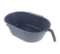 Vaguelly Potty Bucket Commode Chair Universal Replacement Pail with Handle Lightweight Sturdy for Elderly Wheelchair and Bedside Use Hospital and Home Care Grey