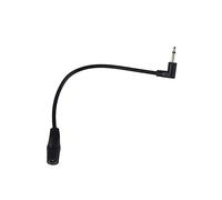 Vaguelly Power Supply Converter Cable Guitar Pedal Cable Positive Tip Plug 5.5mm to 3.5mm Black Plastic and Metal for Dod and Electro-harmonix Pedals for Guitar Effect
