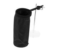 Vaguelly Professional Cylindrical Drumstick Bag for Storage Portable Clamp Drumstick Pouch for Drum Kit Useful Drum Stick Container