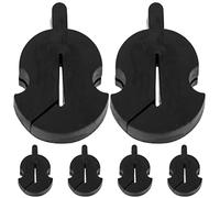 Vaguelly Professional Violin Mute Fiddle Practice Volume Control for Beginners Family-friendly 6 Pieces Black Mute Set