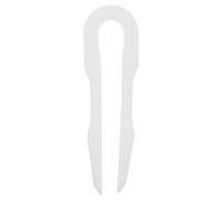 Vaguelly PTFE Anti-Static Precision Tweezers for Silicon Wafers and Circuit Board Components, Ergonomic Comfort Design, White ESD-Safe Tool for Manufacturing Environments and Laboratory Use