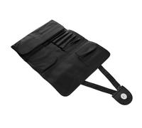 Vaguelly PU Leather Makeup Brush Organizer Roll Up Bag Lightweight Durable Travel Makeup Case for Brushes and Cosmetic Tools Pouch