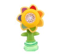 Vaguelly Rechargeable Flower Bubble Machine with Three Adjustable Settings for Summer Parties Weddings Birthdays and Outdoor Fun Portable Bubble Blower