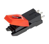 Vaguelly Record Player Stylus Needle Universal Turntable Pickup Gramophone Aluminum and Abs Plastic Rod Stylus with Red Tip for Vinyl Records, Offering Greater Realism and Better Response