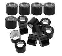Vaguelly Reed Diffuser Replacement Caps Small 20pcs Aluminium Black Fragrance Jar Lids Built to Last Versatile Replacement Caps and for Crafts Home Car Office