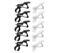 Vaguelly Replacement Lavalier Microphone Clips Microphone Holders Secure Grip Design Lightweight Plastic and Metal Collar Clip for Interviews and Casual Recordings