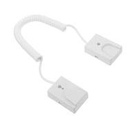 Vaguelly Retractable Lost Security Cable Lock with Self Adhesive Hook Elastic Spring Rope Remote Control Tether for Tvs Fans Air Conditioners and Phones Easy Installation Durable and