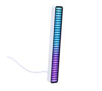 Vaguelly Rgb Voice Activated Atmosphere Lamp with Sound Sync and Rhythm Lighting for Home and Car Simple Design Easy Operation USB Powered Ambient LED Mood Light