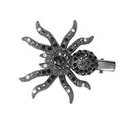 Vaguelly Rhinestone Spider Hair Clip Halloween Party Accessory for Boys Vivid Design Barrette Hairpin for Cosplay Festival Masquerade Proms Photographs
