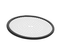 Vaguelly Rustproof Stainless Steel Shower Drain Cover Strainer with Silicone Edge Round Hair Catcher Protector for Bathroom Sink and Bathtub Anti-slip Easy-clean Drain Filter