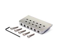 Vaguelly Saddles Ashtray Bridge Tailpiece for Electric Guitar Replacement Fixed Bridge Design Suitable for Popular Electric Guitar Models Made of Material for Guitar Accessory Needs