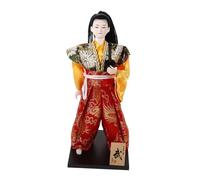 Vaguelly Samurai Figure Japan Samurai Statue Ninja Figurine Traditional Warrior Doll Asian Men Collectible Sculpture Table Centerpieces for Home Office Decor Souvenirs A