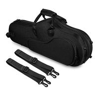 Vaguelly Saxophone Case with Shoulder Bag Durable Oxford Cloth Shockproof Adjustable Straps Perfect for Gig