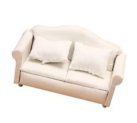 Vaguelly Scale Decorative Tiny Couch Mini House Furniture Accessory for Bedroom Living Room Study Room Adornment