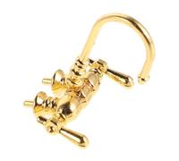 Vaguelly Scale Dollhouse Mixer Tap for Bathroom Kitchen Scene Detailed Hot Cold Water Model for DIY Decor Precise Dollhouse Accessory