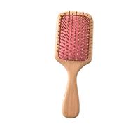 Vaguelly Scalp Massage Comb Lightweight Hairdressing Brush for Women Portable Pink Paddle Styling Tool for Comfortable Hair Care and Scalp Relaxation