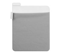 Vaguelly Self-Adhesive Elastic Mouse Storage Bag with Pocket for Laptop and Tablet Accessories Grey Ears Design