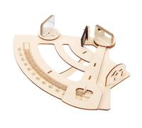 Vaguelly Sextant Model DIY Science Toy Educational Teaching Aid for Boys and Girls Craft Explore Astronomy and Navigation at Home