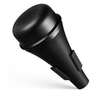 Vaguelly Silencer Trombone Performance Mute Black Small for Practice Trumpet Mute Trumpet Instrument
