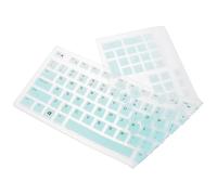 Vaguelly Silicone Keyboard Protective Film Waterproof Dust Resistant Compatible with Dell Wired Keyboard for Office and Home Typing