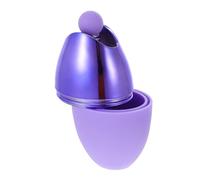 Vaguelly Silicone Spray Skincare Oil Comb Applicator Care Cosmetics Roller Face Cleansing Brush Tongs Mist Holder Moisturizer Moisturizing Scalp Application Bath Sponge Purple