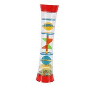 Vaguelly Simulated Rain Sound Toy Rotating Hand Bell Educational Kaleidoscope for Fine Motor Skills
