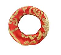 Vaguelly Singing Bowl Mat Buddhist Sound Bowl Cushion Cotton Cloth for Artists Practical Fix for Meditation