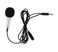 Vaguelly Small Microphone for Phone Portable Condenser Mic 3.5mm Jack Perfect for Karaoke Recording Live Streaming