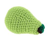 Vaguelly Soft Yarn Crochet Pear Doll Handmade Fruit Decor for Decorative Artificial Fruits Photography
