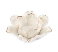 Vaguelly Spell Candle Holder Light Ceramic Flower Stand Enhance Your Living Space