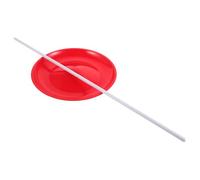 Vaguelly Spinning Plate with Sticks Plastic Juggling Disk for Circus Skills Street Performances and Stage Shows Boy Girl and Adults Entertainment