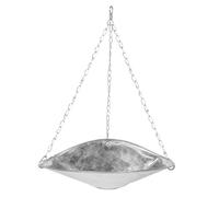 Vaguelly Stainless Steel Hanging Scale Pan with Chain Sturdy round Food Weighing Scale Tray Compatible with Crane for Food Processing and Logistics