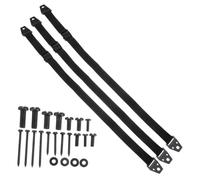 Vaguelly Straps Wear-Resistant Earthquake Adjustable 3pcs Anti-Fall for Safety, Sturdy Polyester and Pp to Prevent Tip and Falling Tv Cabinet Furniture Straps for Home Use