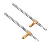 Vaguelly String Instrument Bow Frog Screw for Violin Bow Repair and Adjustment - Metal Tailpiece Adjustment Screw Lightweight Easy-To-Install Replacement Part for Violin Fittings 2Pcs